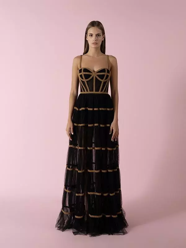 Bands corset dress