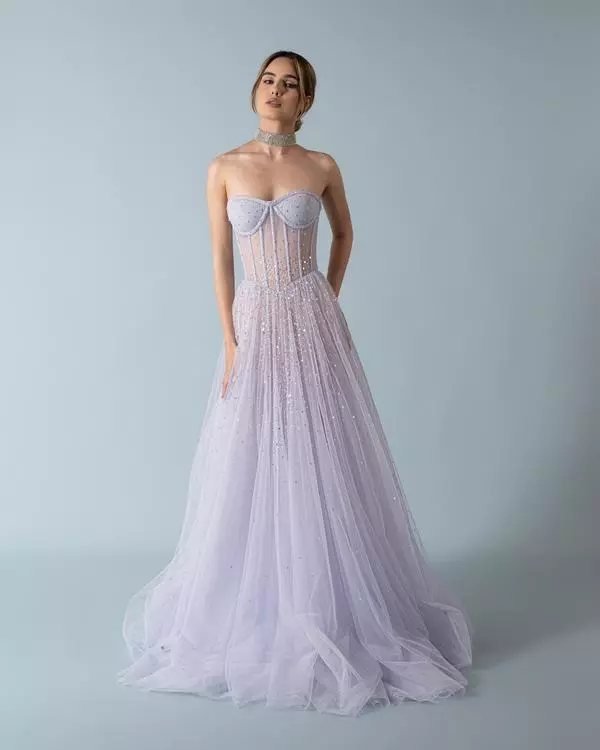 heart-shaped corset dress 
