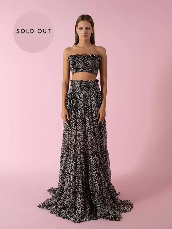 Two-piece leopard set