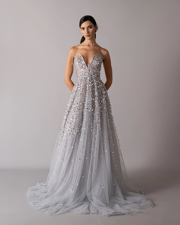 Heart neckline dress