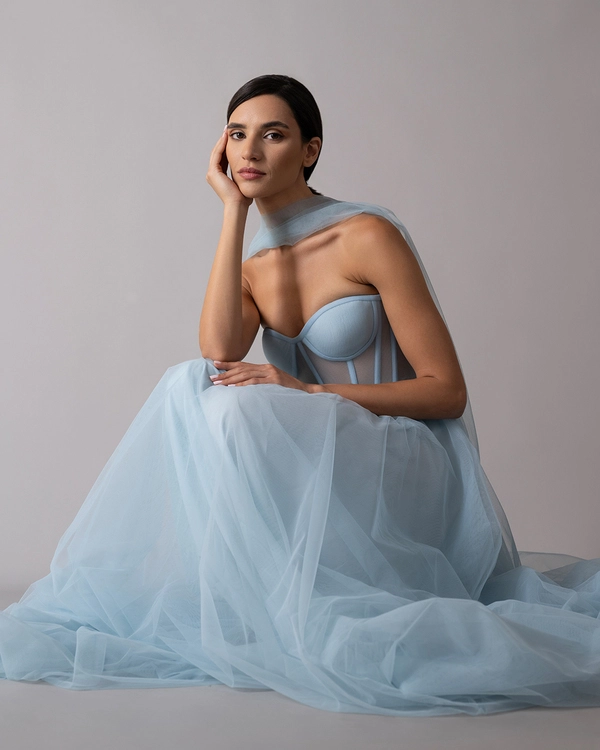 Heart neckline corset dress