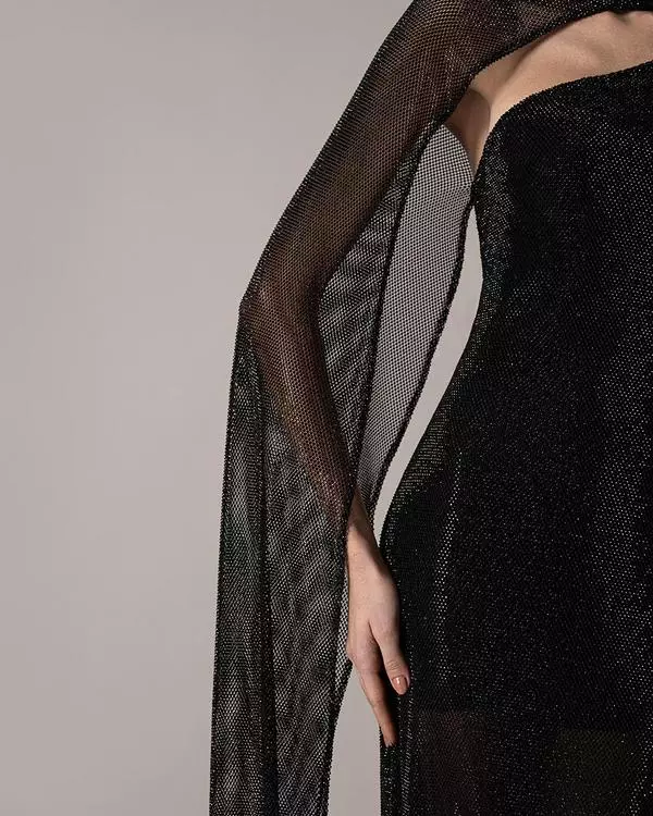 One-sided shimmery dress 
