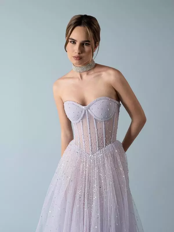 heart-shaped corset dress 