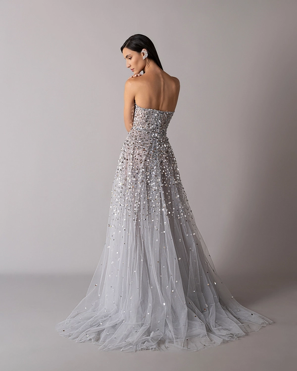 Heart neckline dress