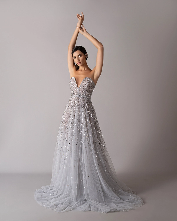 Heart neckline dress