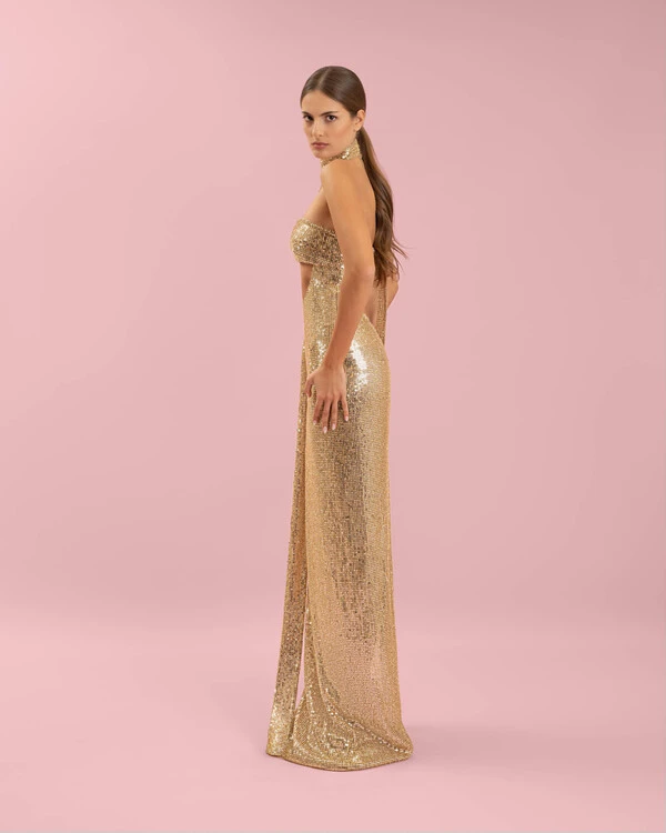 Sculpted cutout dress